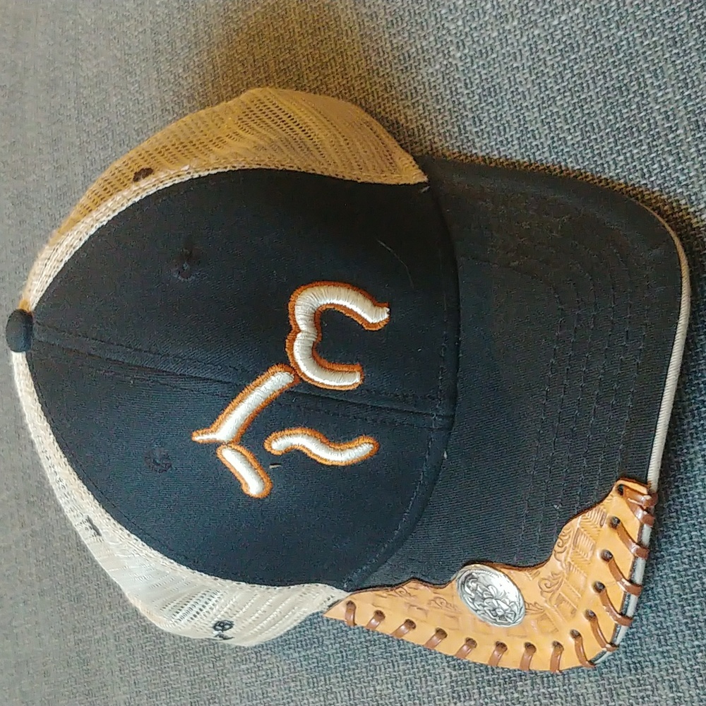 Charro leather hat